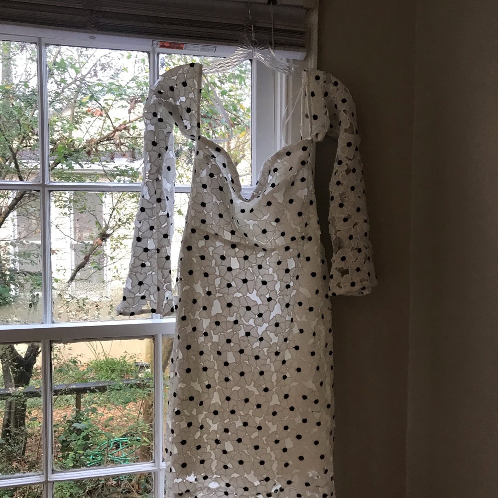 White flower dress